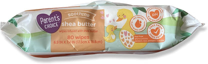 Parent's Choice Toallitas para bebés 80ct manteca de karité