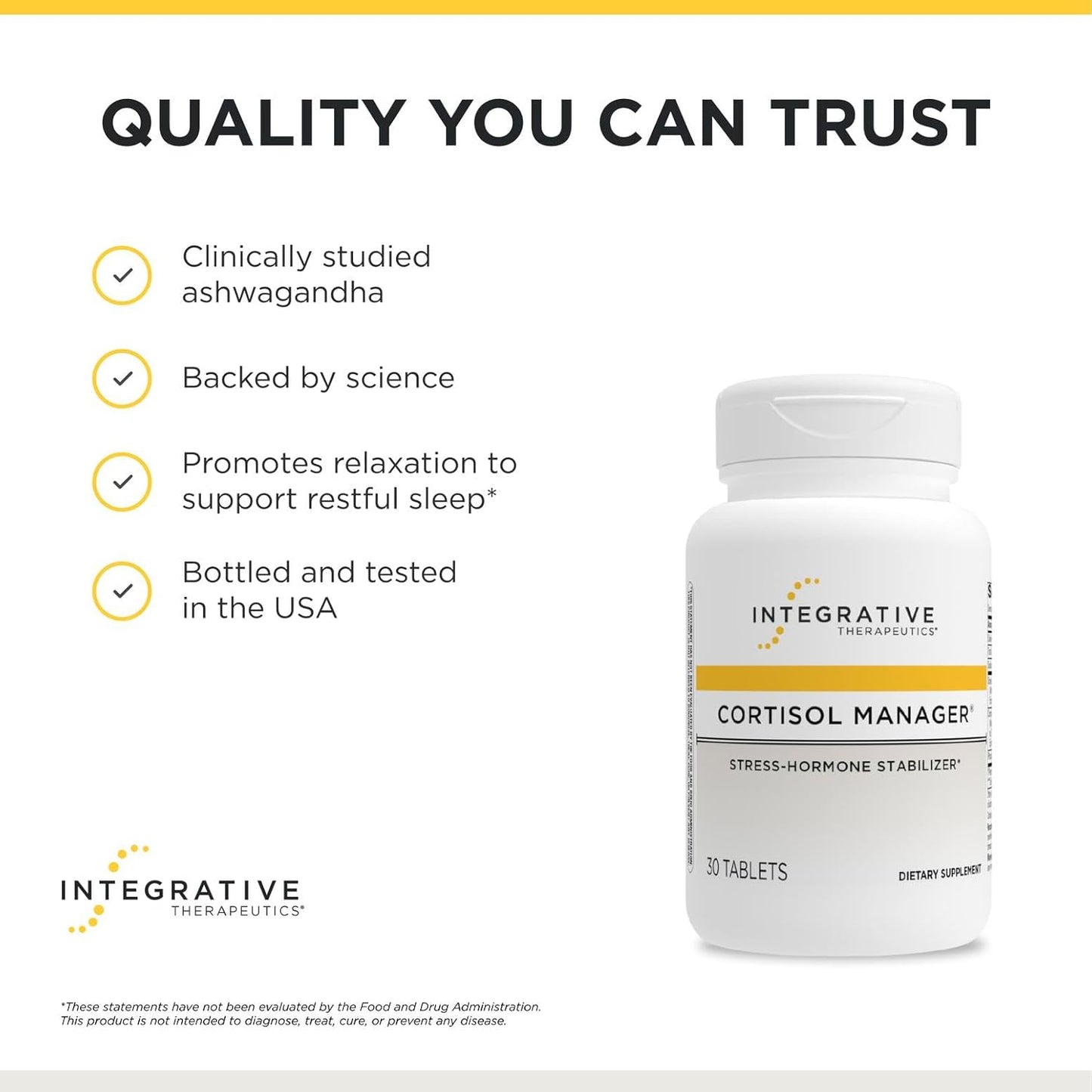 Integrative Therapeutics Regulador de cortisol estabilizador de hor...
