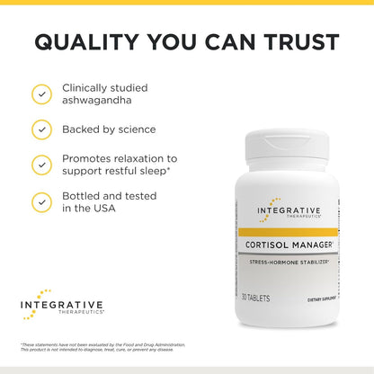 Integrative Therapeutics Regulador de cortisol estabilizador de hor...
