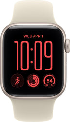 Apple Reloj inteligente SE 3 GPS 1.575 in | Caja de aluminio Starli...