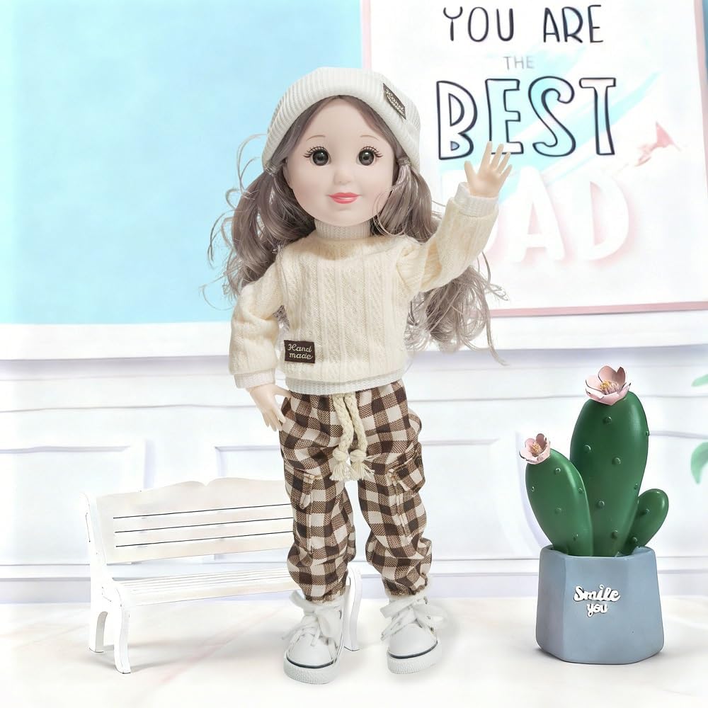 Coconutlin 12 Pulgadas BJD Muñeca de Moda para Niña, 15 Articulacio...