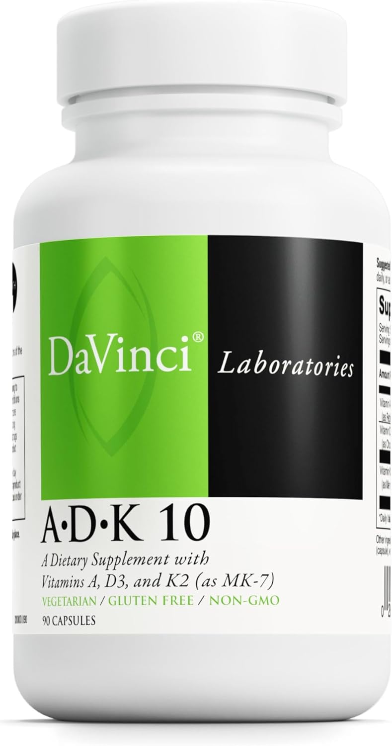 DAVINCI Labs ADK 10 - Ayuda a apoyar la salud ósea, cardíaca e inmu...
