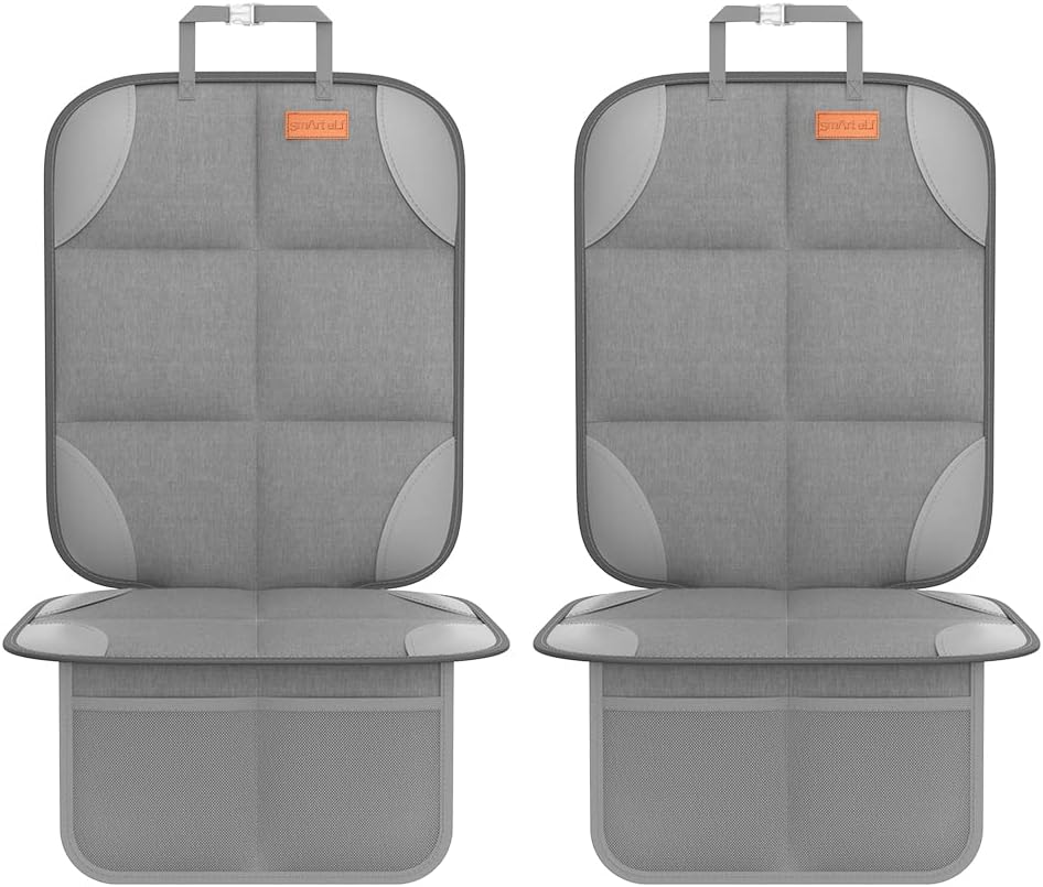 Smart ELF Paquete de 2 protectores de asiento de automóvil, tela 60...
