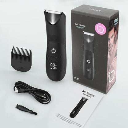 Manscape - Recortadora de cuerpo y bola para hombres, recortadora d...