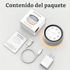 Máquina de Sonido de Ruido Marrón con 30 Sonidos Relajantes, Luz No...