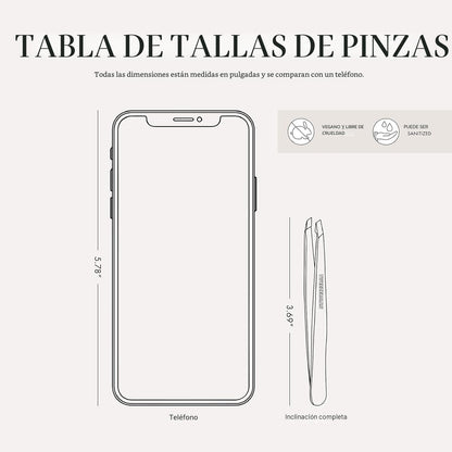 Tweezerman - Pinzas inclinadas de acero inoxidable, pinzas para cej...