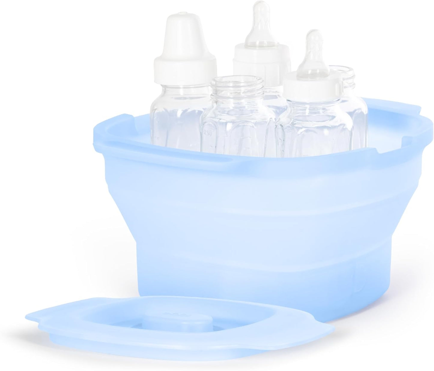 Ubbi Esterilizador de vapor plegable para microondas para biberones...
