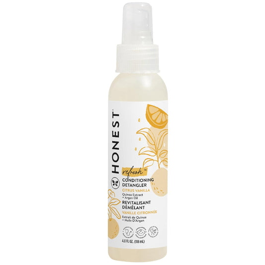 The Honest Company - Espray acondicionador desenredante, naranja du...