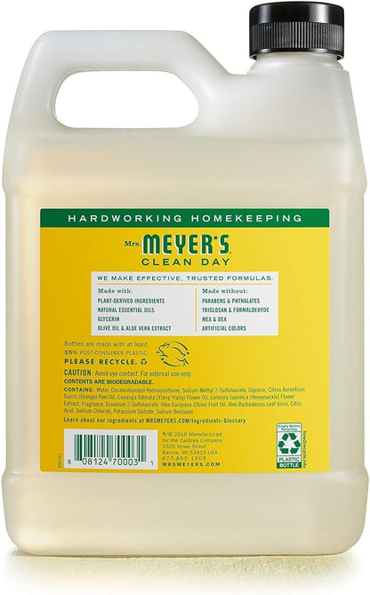 MRS. MEYER'S CLEAN DAY - Repuesto de jabón de manos, hecho con...
