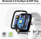Tensky Reloj inteligente para mujer, 1.85 pulgadas HD AMOLED Fitnes...