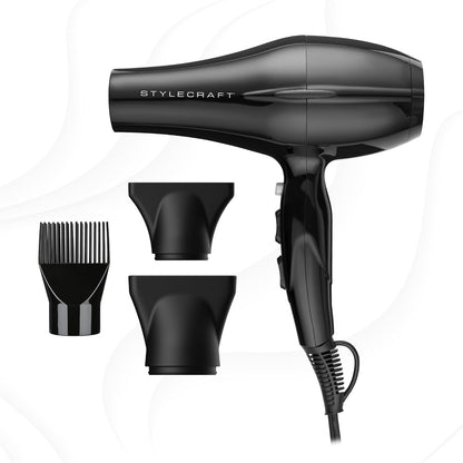 StyleCraft Peewee - Secador de fusión Tri-Plex Tech para cabello se...