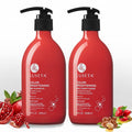 Luseta - Juego de champú y acondicionador para cabello rojo para tr...