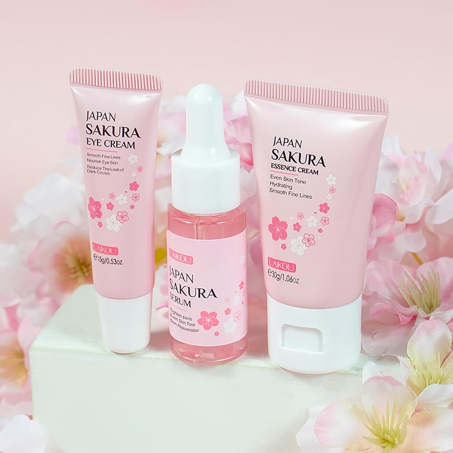 LAIKOU Juego de Cuidado de la Piel JAPAN SAKURA - Juego de regalo d...