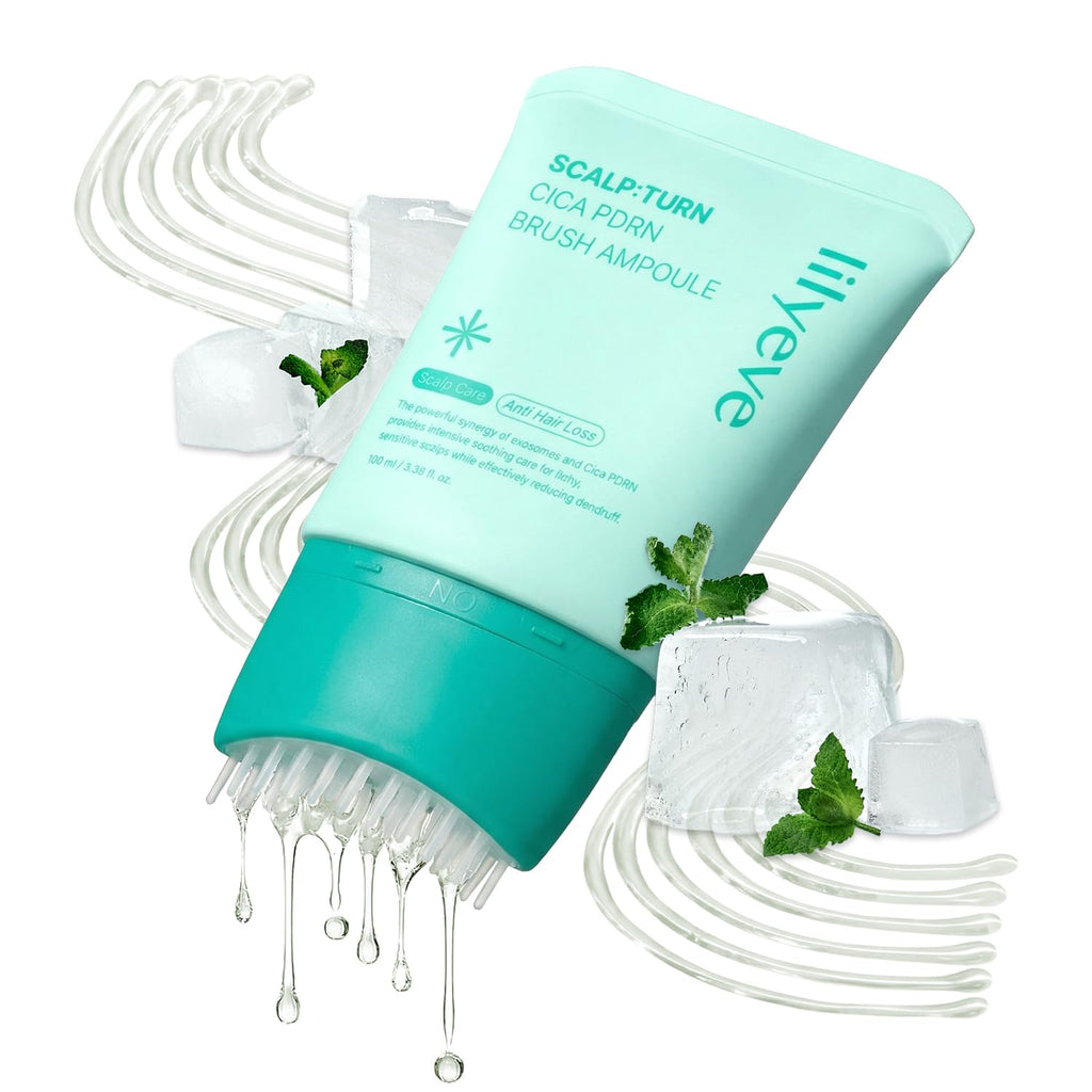 lilyeve SCALPTURN Cica PDRN Suero para el cuero cabelludo con cepil...