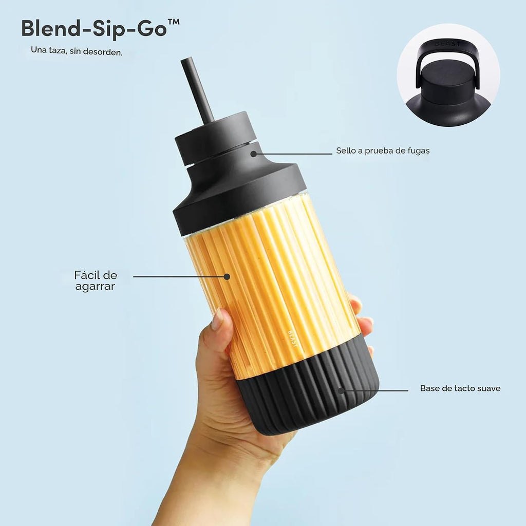 La licuadora mini Beast Plus | Mini licuadora de encimera de cocina...