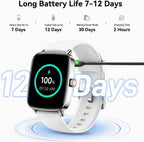 Tensky Reloj inteligente para mujer, 1.85 pulgadas HD AMOLED Fitnes...