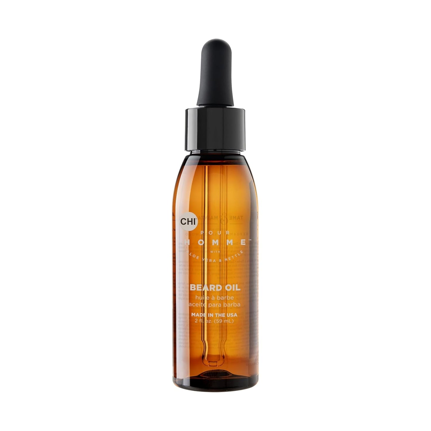 CHI Pour Homme Aceite para barba para hombres, suaviza y suaviza el...