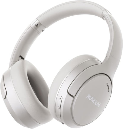 RUNOLIM Auriculares híbridos con cancelación de ruido activa, tiemp...