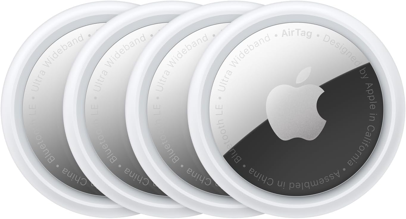 Apple AirTag 4 Pack Mantén un seguimiento y encuentra tus