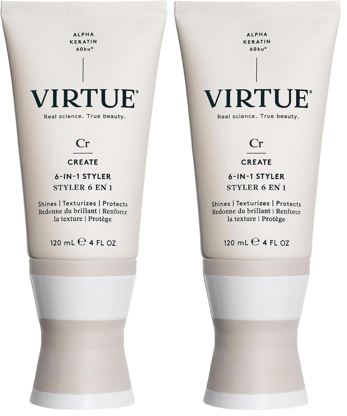 Virtue 6-en-1 Estilizador de Cabello, Crema de Peinado con Protecci...