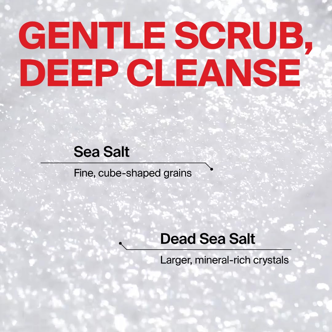 Dr.FORHAIR Folligen Sea Salt Scaler Biotin Scaler - Exfoliante para cuero cabelludo (10.5 onzas), 45% de sal marina, limpieza profunda del cabello, purificadora de sal del cuero cabelludo, tratamiento