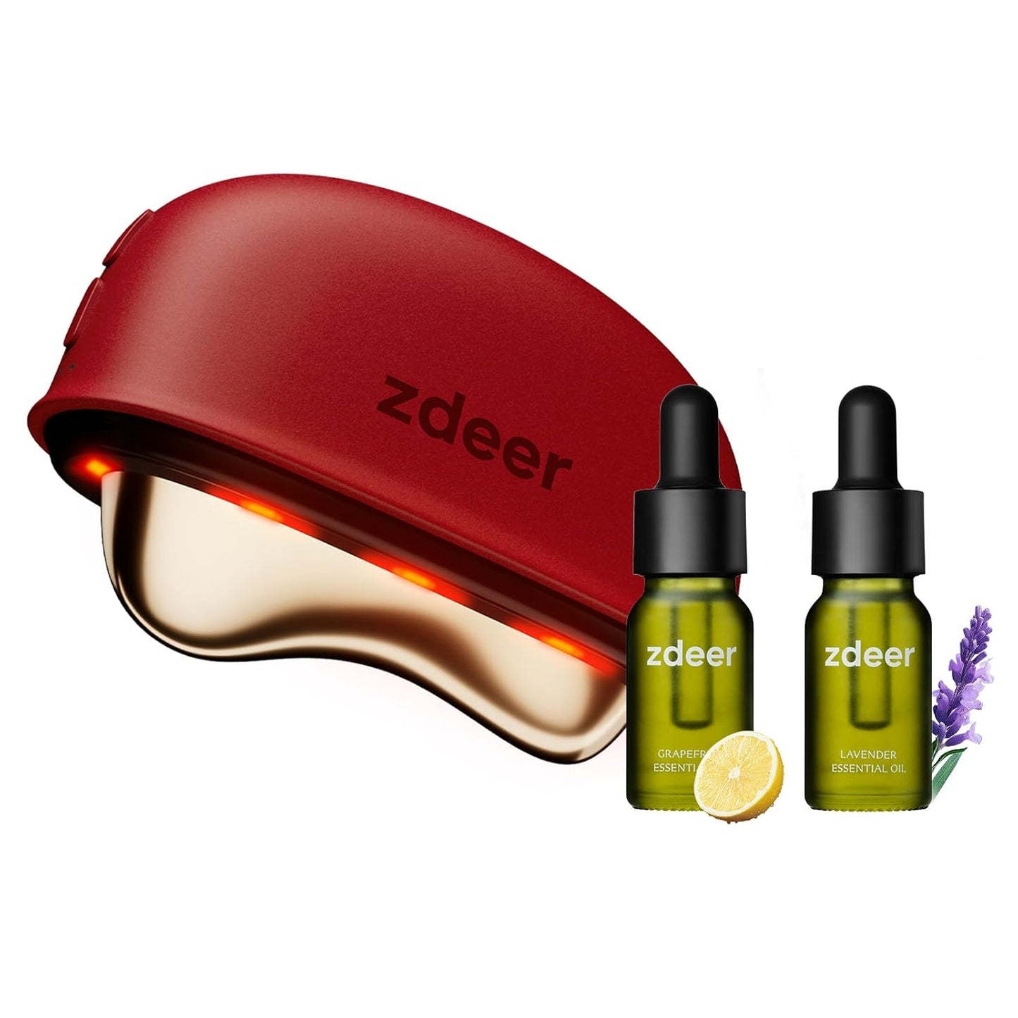 ZDEER Juego de cuidado facial eléctrico Gua Sha, masajeador facial...