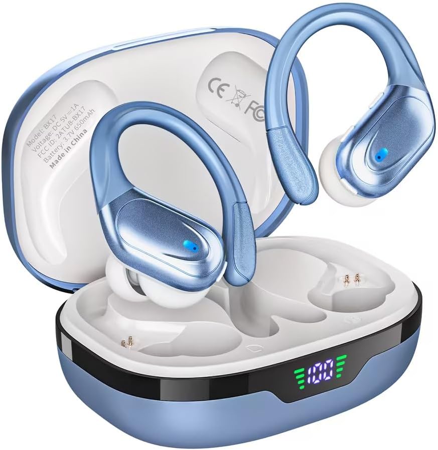 HAOYUYAN Auriculares inalámbricos, auriculares Bluetooth, auricular...