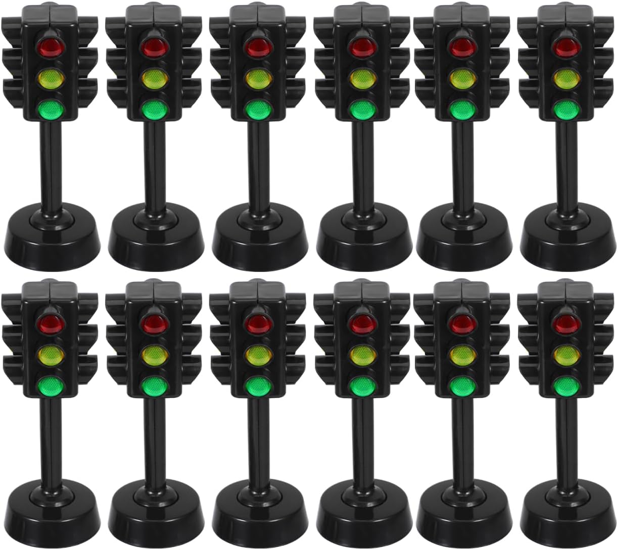 Juguetes de semáforo para niños Modelo de señal de tráfico para educación temprana Mini lámpara roja verde juego de luz