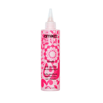 Amika Reset Aceite limpiador de cuero cabelludo de carbón rosa unisex, 6.7 oz (paquete de 1)