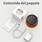 Máquina de Sonido de Ruido Marrón con 30 Sonidos Relajantes, Luz No...