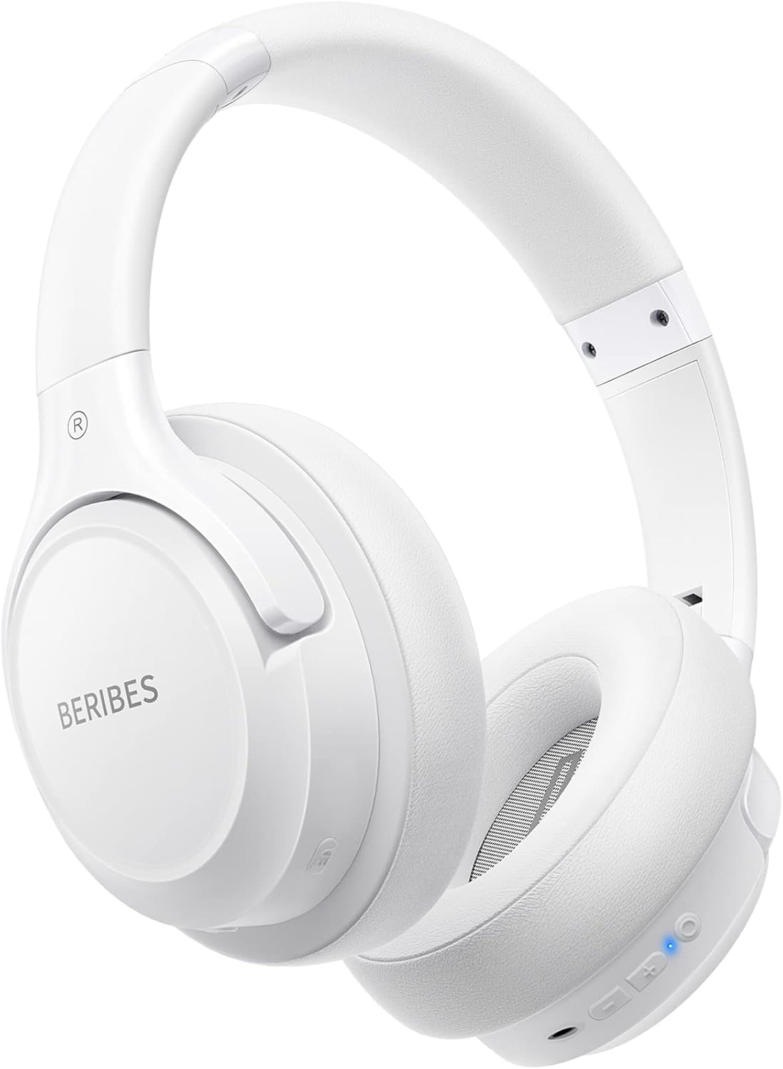 BERIBES Auriculares Bluetooth sobre la oreja, tiempo de reproducció...
