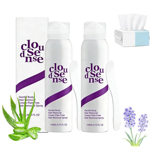Kit de depilación corporal suave, espray de depilación suave, crema...