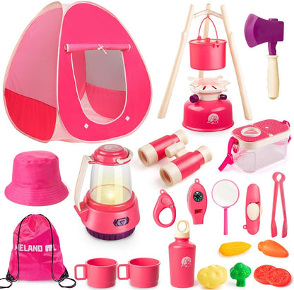 Meland - Juego de camping para niñas - Juguetes de tienda de campañ...