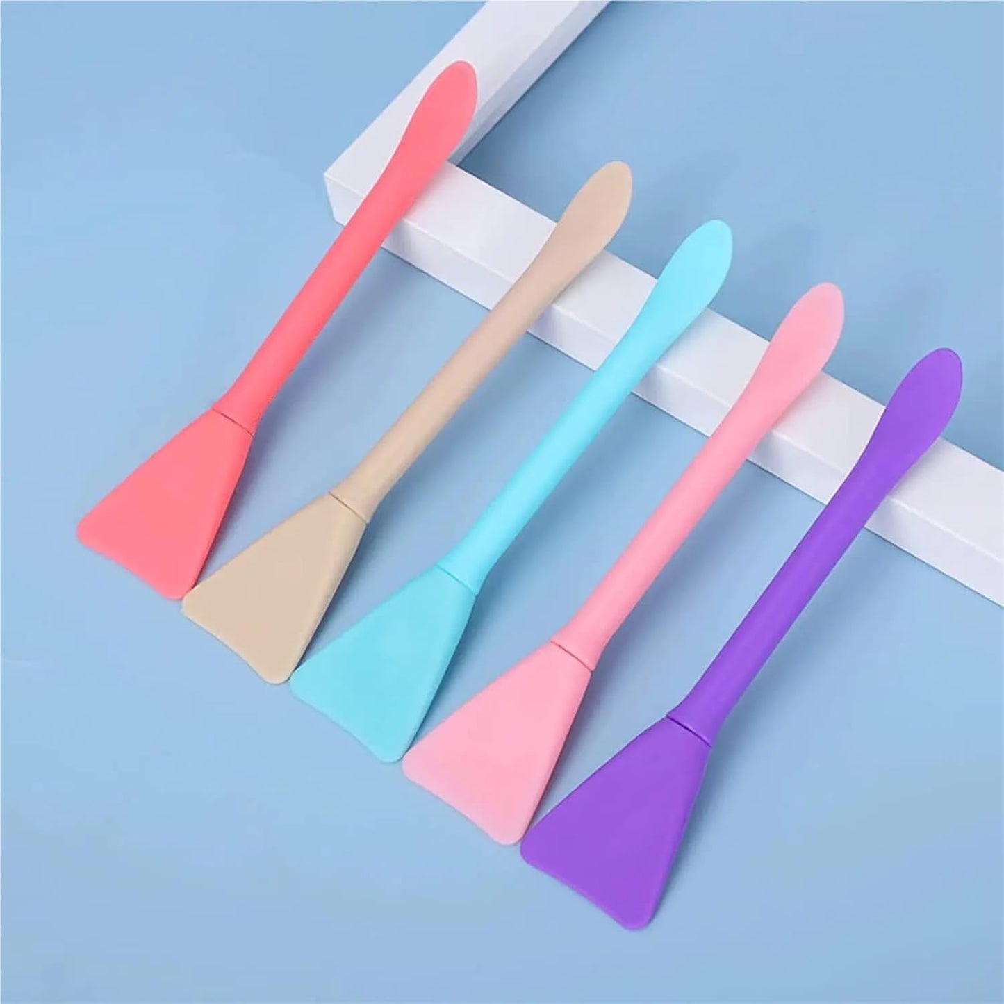 Aplicador de máscara facial de silicona, 25 unidades, brochas de má...
