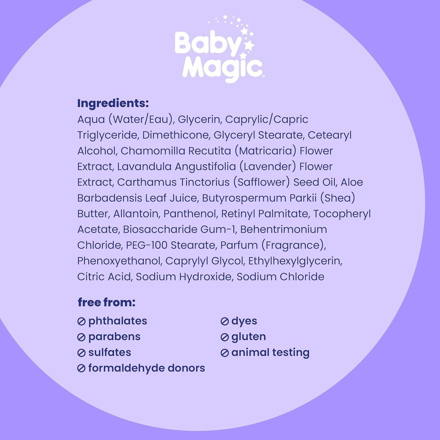 Baby Magic Loción calmante, lavanda y manzanilla, ayuda a reconfort...