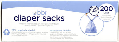 Sacos de pañales desechables Ubbi, con aroma a lavanda, lengüetas f...