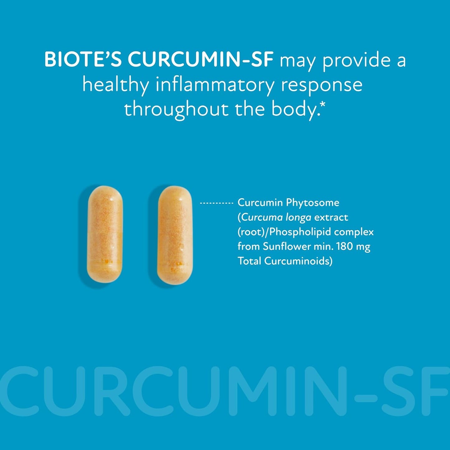 Biote Nutraceuticals - Curcumina SF - Circulación + Envejecimiento...