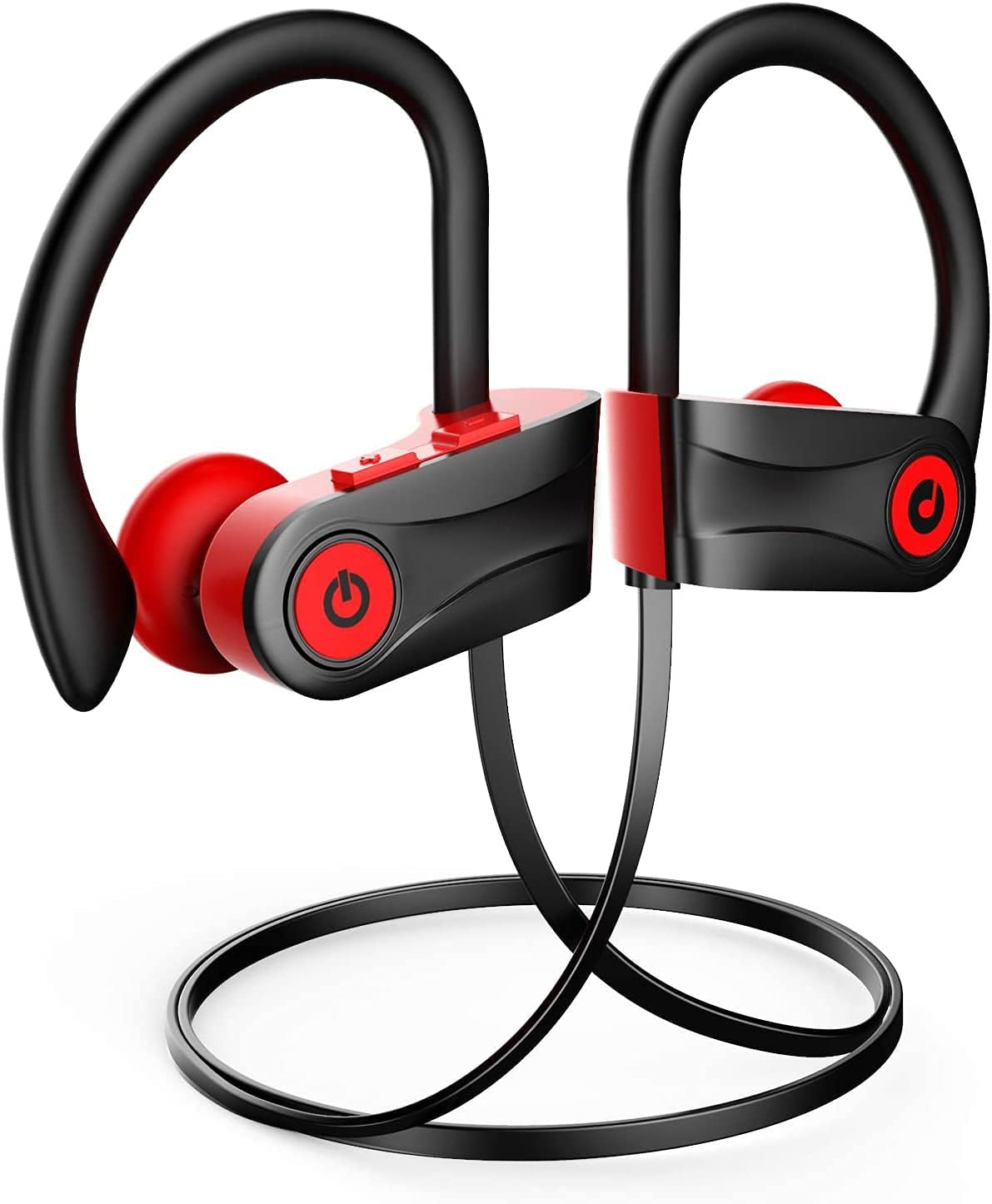 Otium Auriculares deportivos inalámbricos Bluetooth 5.3 con micrófo...