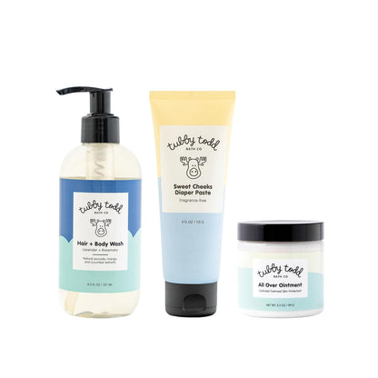 TUBBY TODD Baby Bundle - Set de cuidado de la piel para recién naci...