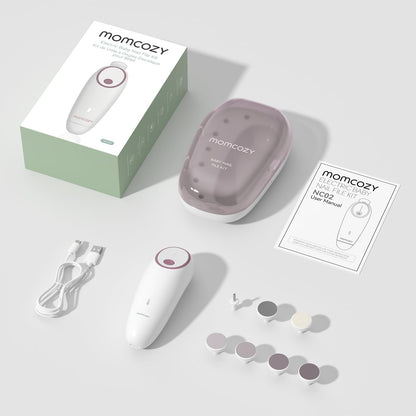 Momcozy Lima eléctrica de uñas para bebé, recortadora de uñas eléct...