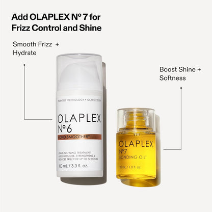 Olaplex Nº. 6 Bond Smoother: Tratamiento de peinado sin enjuague | Suaviza, acondiciona y fortalece | Control del encrespamiento hasta por 72 horas | Para cabello en espiral, rizado, liso y ondulado