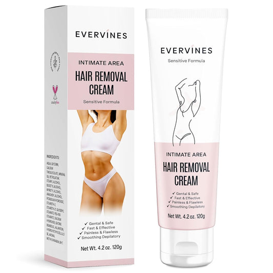 Evervines Crema depilatoria para mujeres: depilatoria rápida e indo...