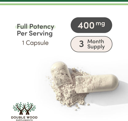 Glicinato de magnesio 400 mg, 90 cápsulas (apto para veganos, proba...