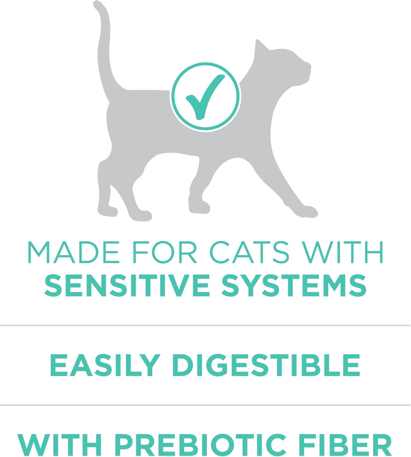 Alimento para gato adulto premium Purina One sistemas sensibles, Si...