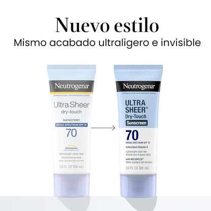 Neutrogena Ultra Sheer Dry Touch - Loción de protección solar SPF 7...