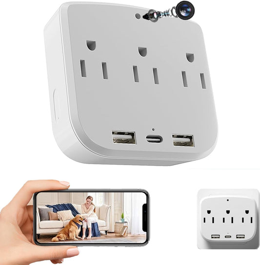 ULar Cargador de pared de cámara de salida 4K para interiores, moni...