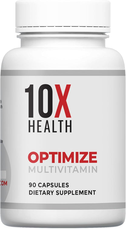 10X Health Optimize Multivitamínico para hombres \u2013 90 cápsulas...