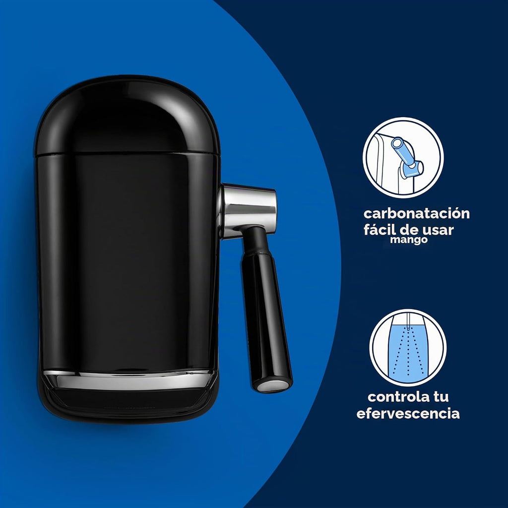 SodaStream Art Paquete de Máquina para Hacer Agua con Gas en Negro,...
