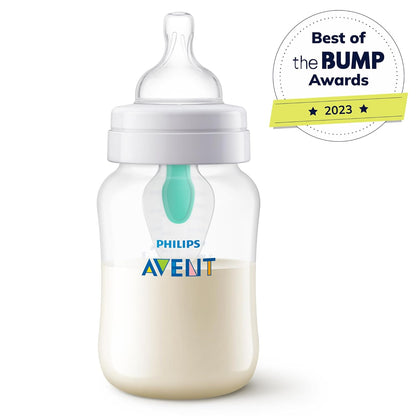 Philips AVENT - Biberón anticólicos con ventilación AirFree, 266 mi...