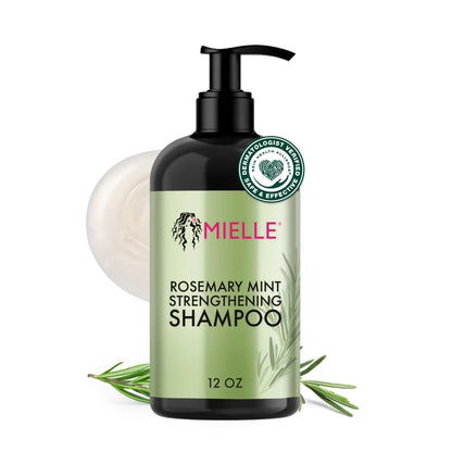 Mielle Organics - Champú fortalecedor de romero y menta con biotina...